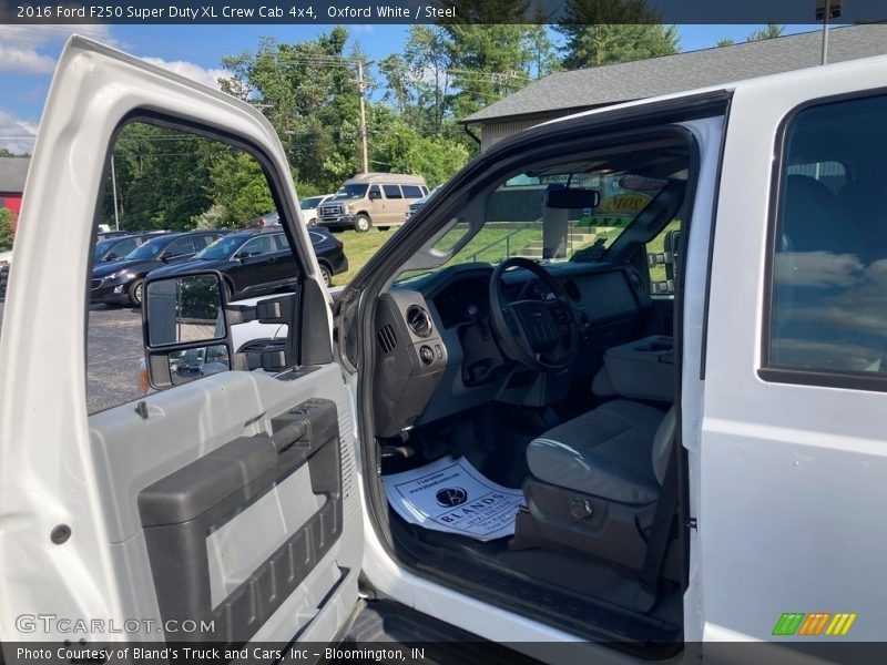 Oxford White / Steel 2016 Ford F250 Super Duty XL Crew Cab 4x4