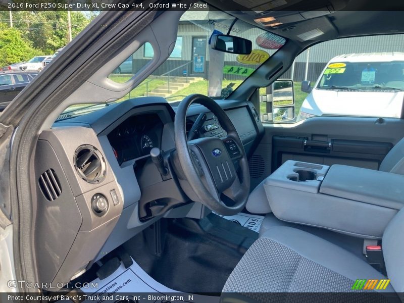 Oxford White / Steel 2016 Ford F250 Super Duty XL Crew Cab 4x4