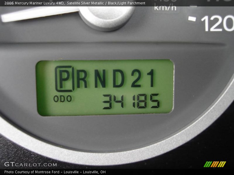 Satellite Silver Metallic / Black/Light Parchment 2006 Mercury Mariner Luxury 4WD