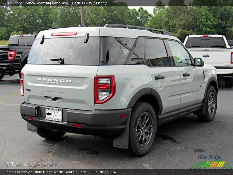 Cactus Gray / Ebony 2023 Ford Bronco Sport Big Bend 4x4