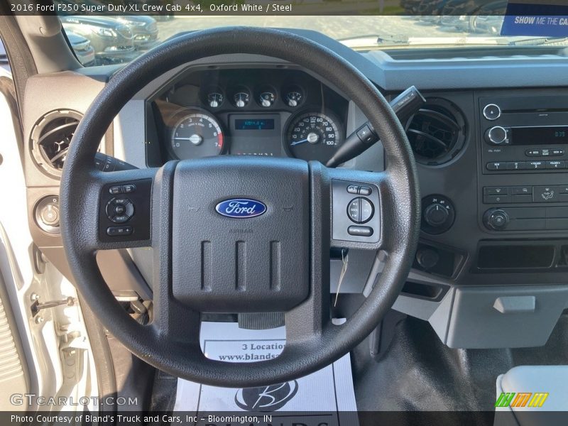 Oxford White / Steel 2016 Ford F250 Super Duty XL Crew Cab 4x4