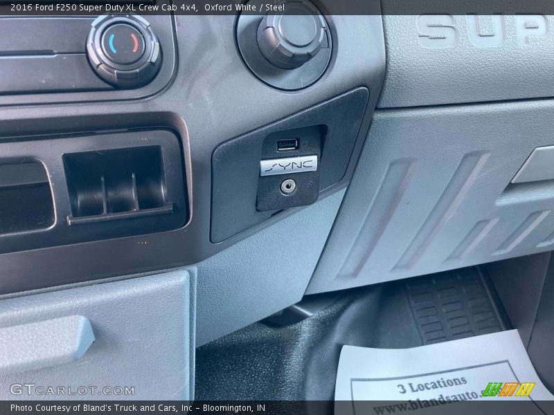 Oxford White / Steel 2016 Ford F250 Super Duty XL Crew Cab 4x4
