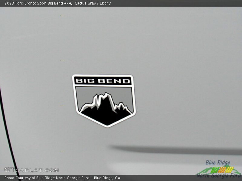 Cactus Gray / Ebony 2023 Ford Bronco Sport Big Bend 4x4