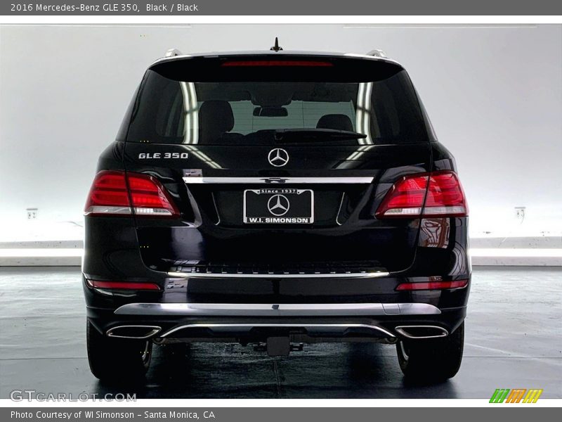 Black / Black 2016 Mercedes-Benz GLE 350