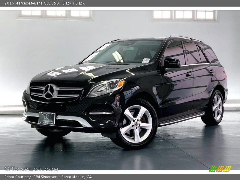 Black / Black 2016 Mercedes-Benz GLE 350