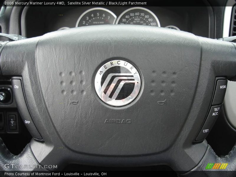 Satellite Silver Metallic / Black/Light Parchment 2006 Mercury Mariner Luxury 4WD