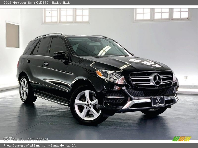 Black / Black 2016 Mercedes-Benz GLE 350