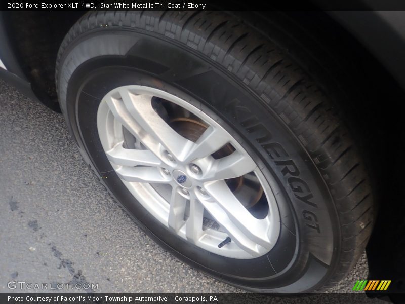 Star White Metallic Tri-Coat / Ebony 2020 Ford Explorer XLT 4WD