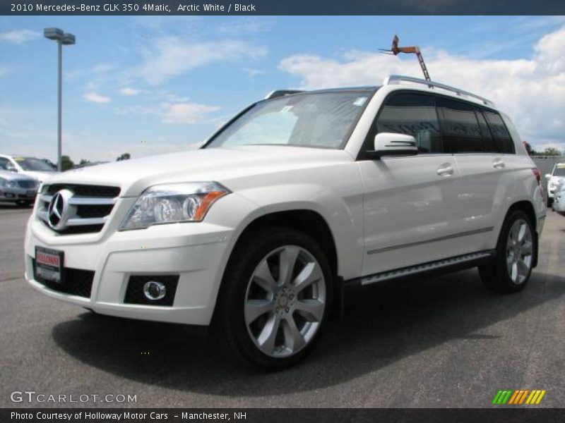 Arctic White / Black 2010 Mercedes-Benz GLK 350 4Matic