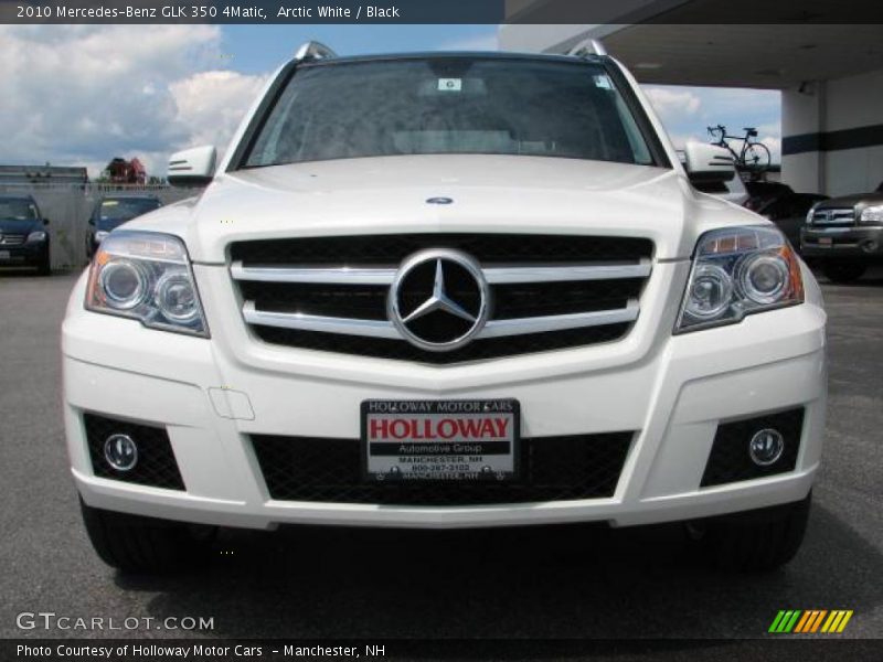 Arctic White / Black 2010 Mercedes-Benz GLK 350 4Matic