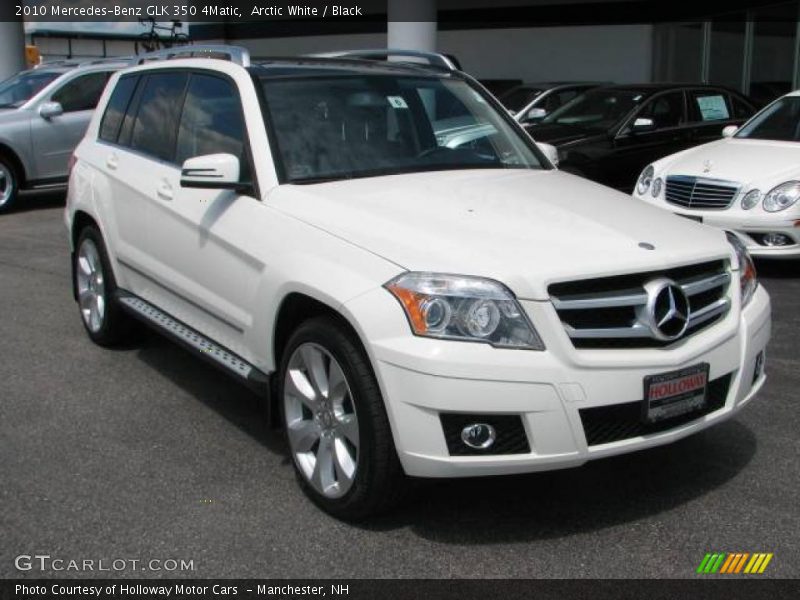 Arctic White / Black 2010 Mercedes-Benz GLK 350 4Matic