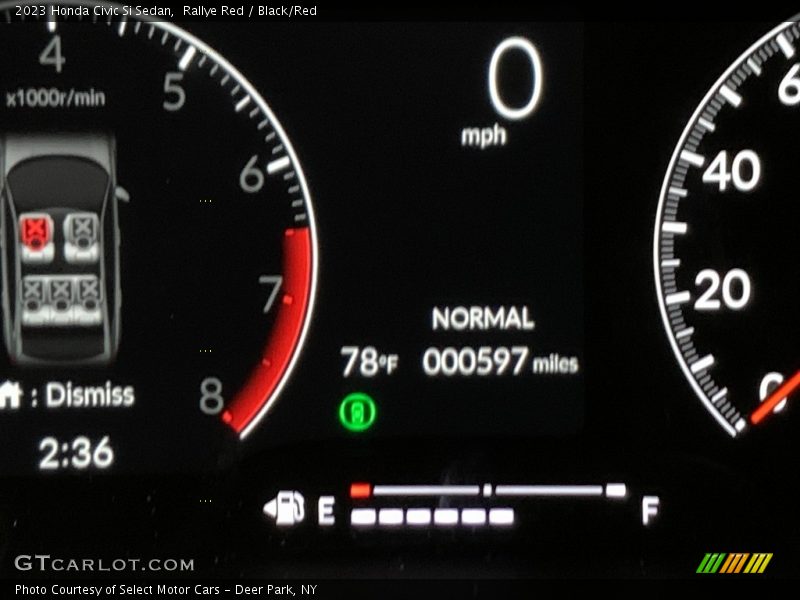 Rallye Red / Black/Red 2023 Honda Civic Si Sedan