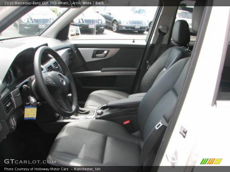 Arctic White / Black 2010 Mercedes-Benz GLK 350 4Matic