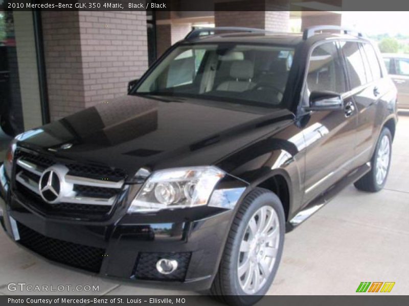Black / Black 2010 Mercedes-Benz GLK 350 4Matic