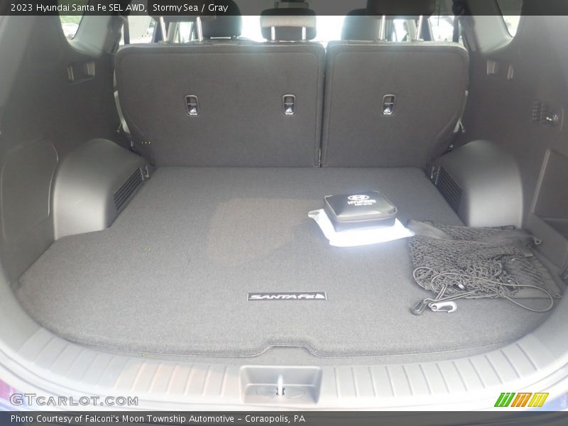 Stormy Sea / Gray 2023 Hyundai Santa Fe SEL AWD