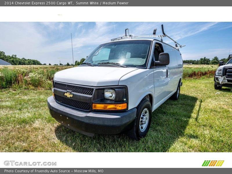 Summit White / Medium Pewter 2014 Chevrolet Express 2500 Cargo WT