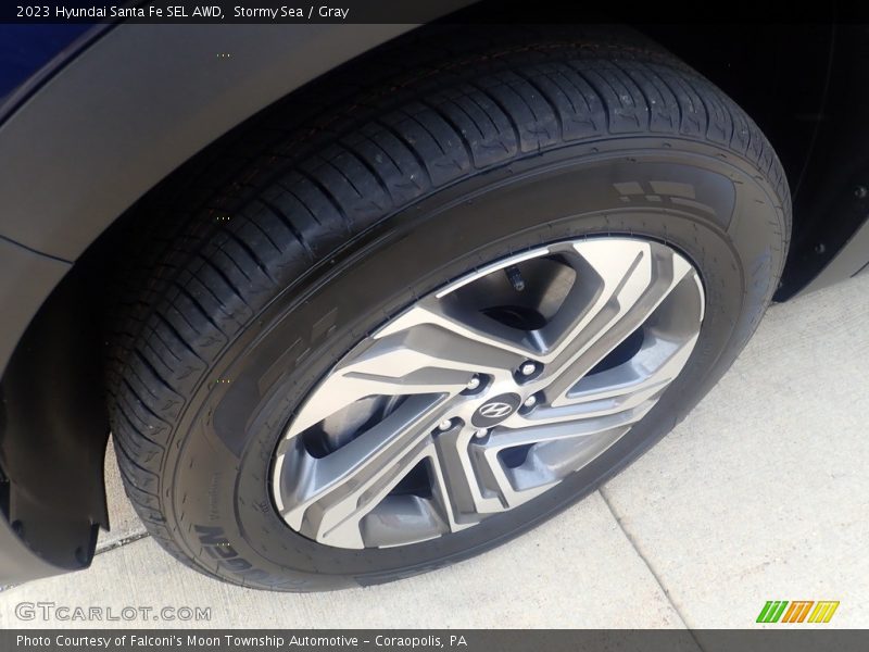 Stormy Sea / Gray 2023 Hyundai Santa Fe SEL AWD