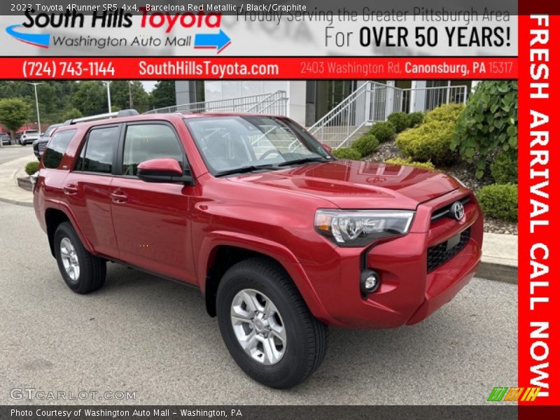 Barcelona Red Metallic / Black/Graphite 2023 Toyota 4Runner SR5 4x4