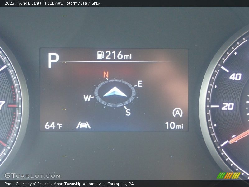Stormy Sea / Gray 2023 Hyundai Santa Fe SEL AWD
