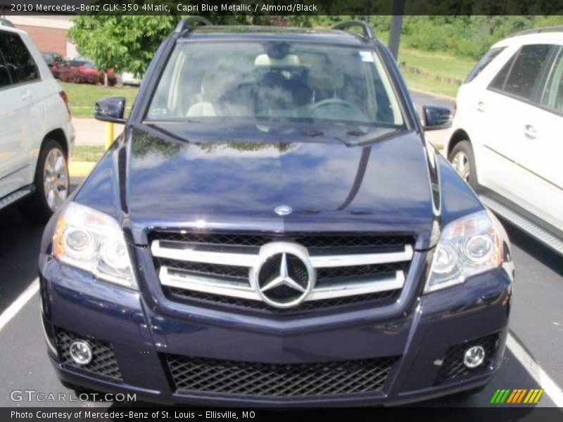 Capri Blue Metallic / Almond/Black 2010 Mercedes-Benz GLK 350 4Matic