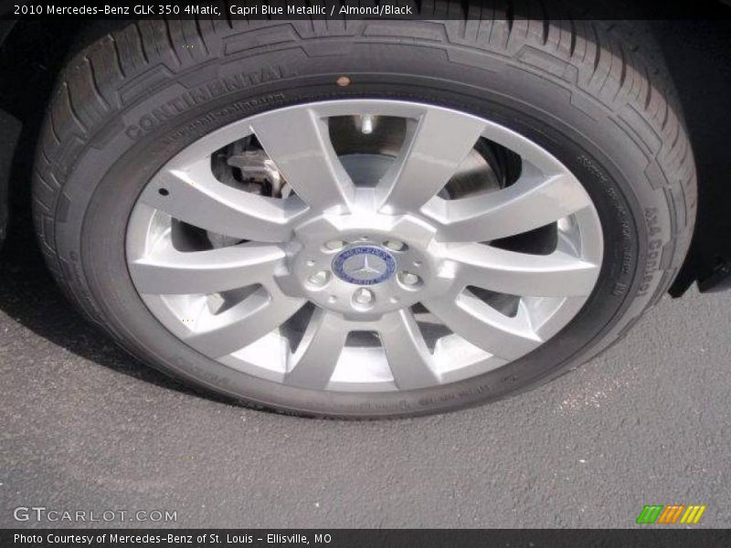 Capri Blue Metallic / Almond/Black 2010 Mercedes-Benz GLK 350 4Matic