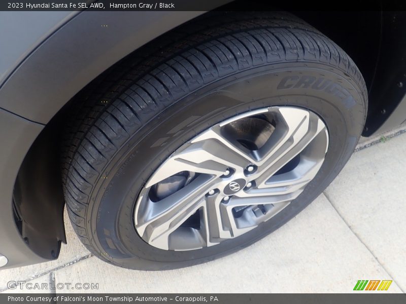 Hampton Gray / Black 2023 Hyundai Santa Fe SEL AWD