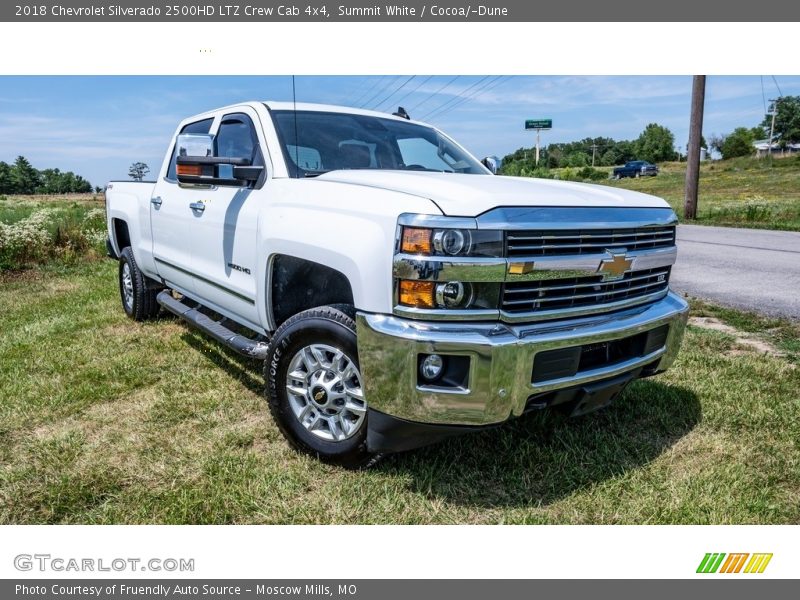 Front 3/4 View of 2018 Silverado 2500HD LTZ Crew Cab 4x4
