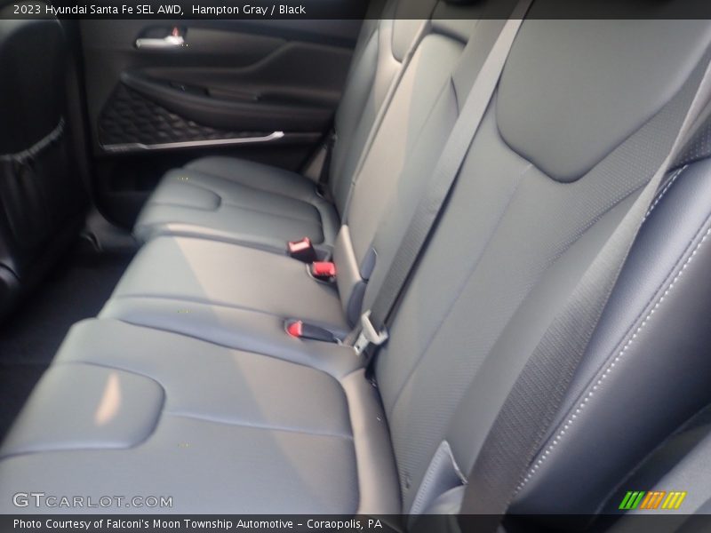 Hampton Gray / Black 2023 Hyundai Santa Fe SEL AWD