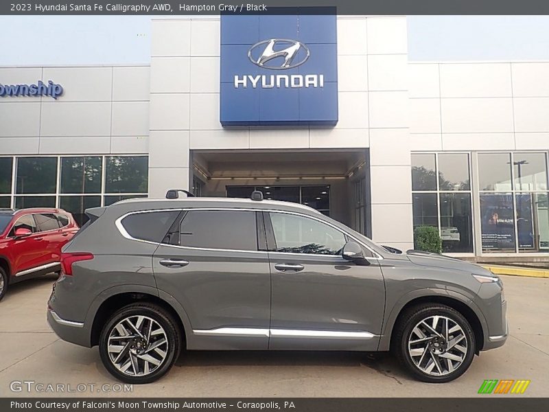 Hampton Gray / Black 2023 Hyundai Santa Fe Calligraphy AWD