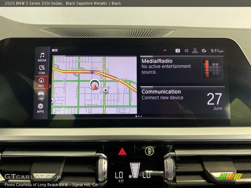 Black Sapphire Metallic / Black 2020 BMW 3 Series 330i Sedan