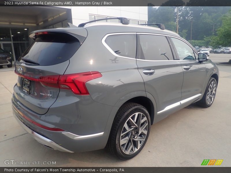 Hampton Gray / Black 2023 Hyundai Santa Fe Calligraphy AWD