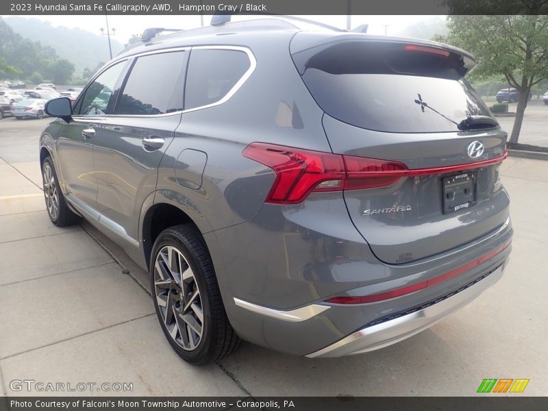 Hampton Gray / Black 2023 Hyundai Santa Fe Calligraphy AWD