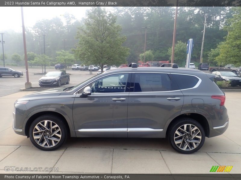 Hampton Gray / Black 2023 Hyundai Santa Fe Calligraphy AWD
