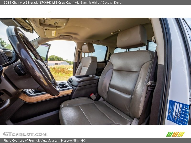Front Seat of 2018 Silverado 2500HD LTZ Crew Cab 4x4