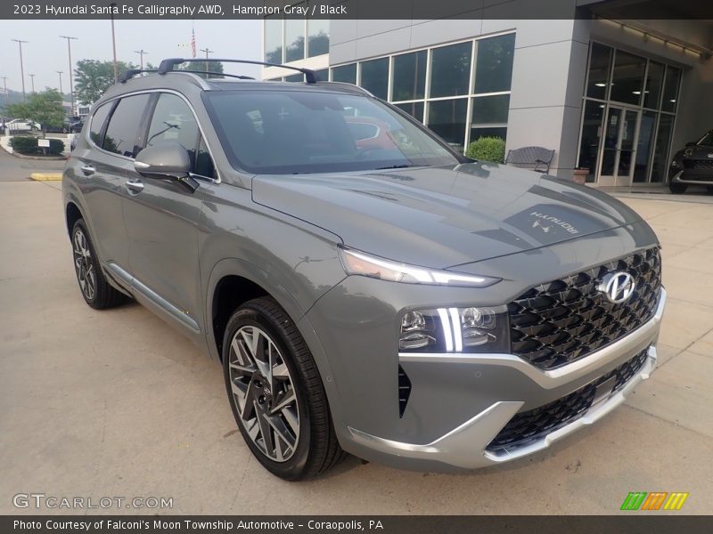 Hampton Gray / Black 2023 Hyundai Santa Fe Calligraphy AWD