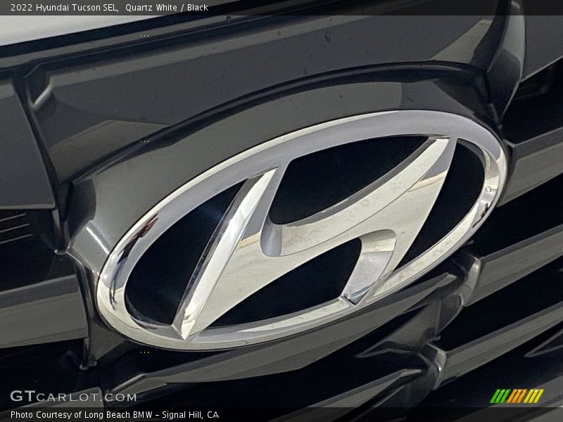 Quartz White / Black 2022 Hyundai Tucson SEL