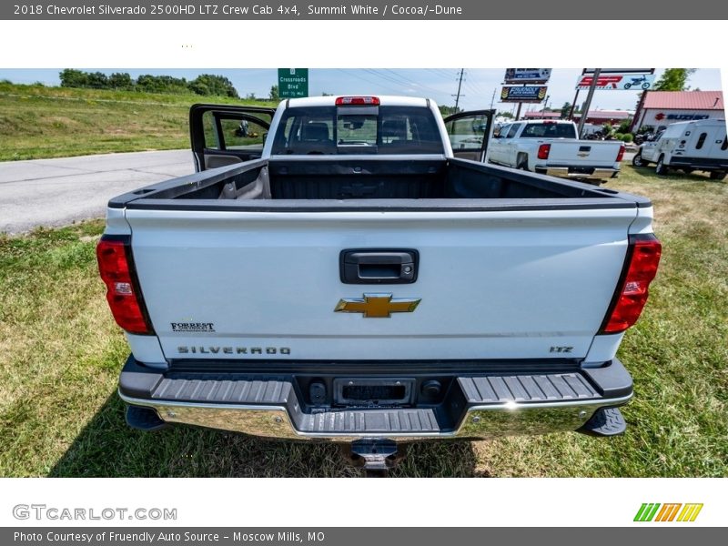 Summit White / Cocoa/­Dune 2018 Chevrolet Silverado 2500HD LTZ Crew Cab 4x4