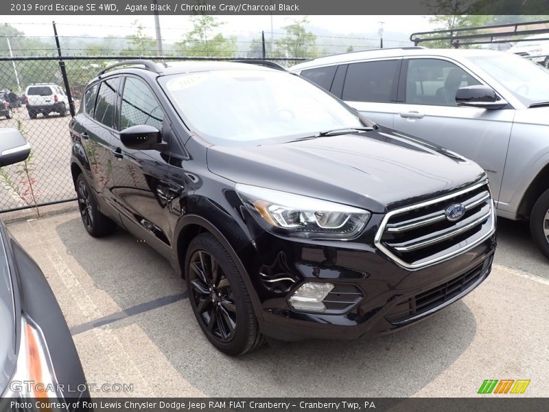 Agate Black / Chromite Gray/Charcoal Black 2019 Ford Escape SE 4WD