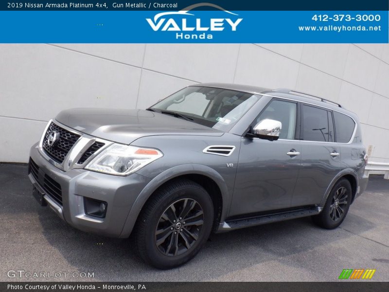 Gun Metallic / Charcoal 2019 Nissan Armada Platinum 4x4
