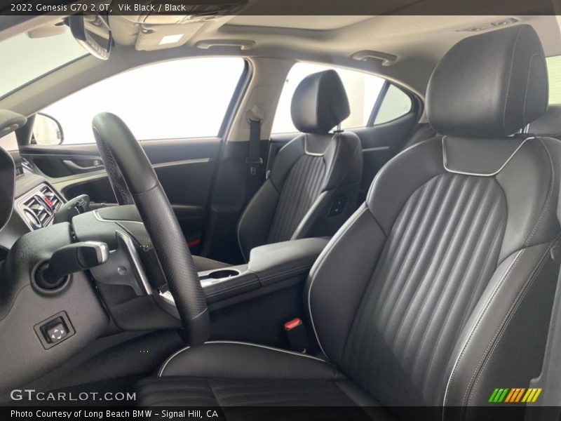 Front Seat of 2022 G70 2.0T