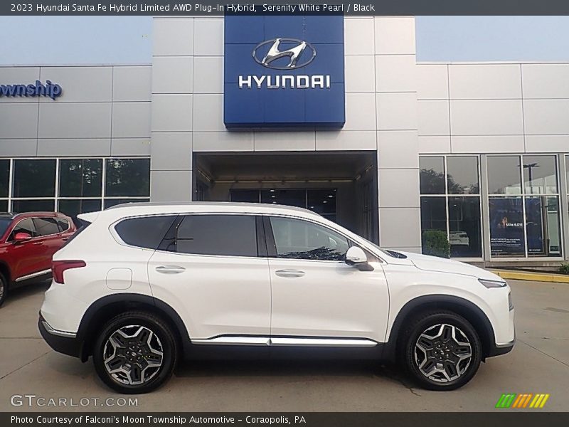  2023 Santa Fe Hybrid Limited AWD Plug-In Hybrid Serenity White Pearl