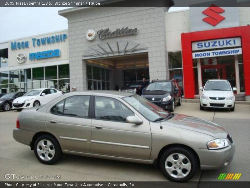 Bronze Shimmer / Taupe 2005 Nissan Sentra 1.8 S