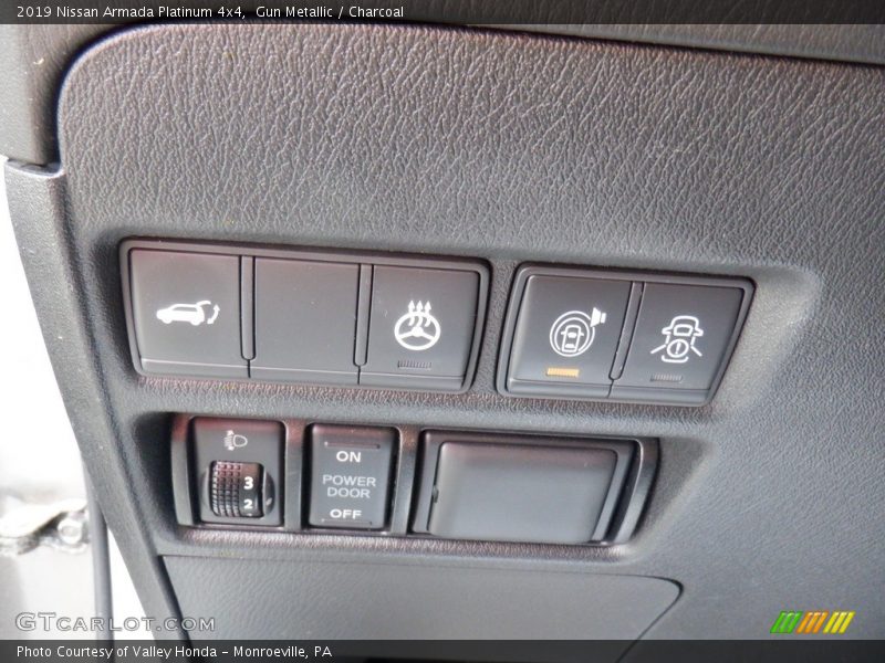 Controls of 2019 Armada Platinum 4x4