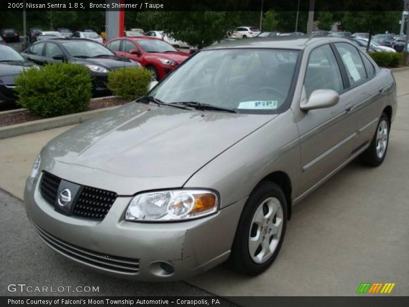 Bronze Shimmer / Taupe 2005 Nissan Sentra 1.8 S