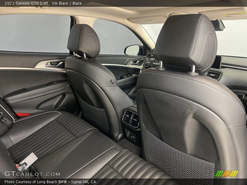 Rear Seat of 2022 G70 2.0T