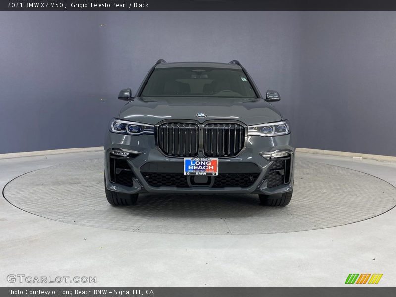 Grigio Telesto Pearl / Black 2021 BMW X7 M50i