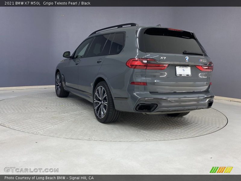 Grigio Telesto Pearl / Black 2021 BMW X7 M50i