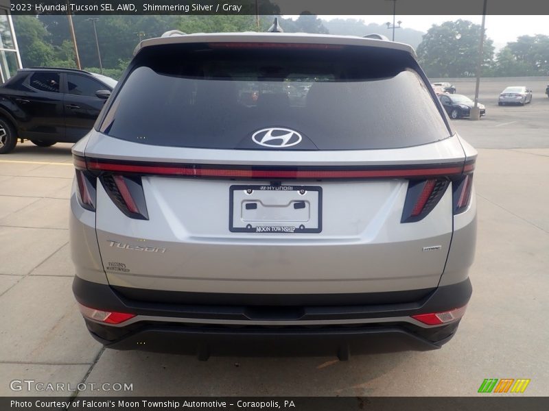 Shimmering Silver / Gray 2023 Hyundai Tucson SEL AWD