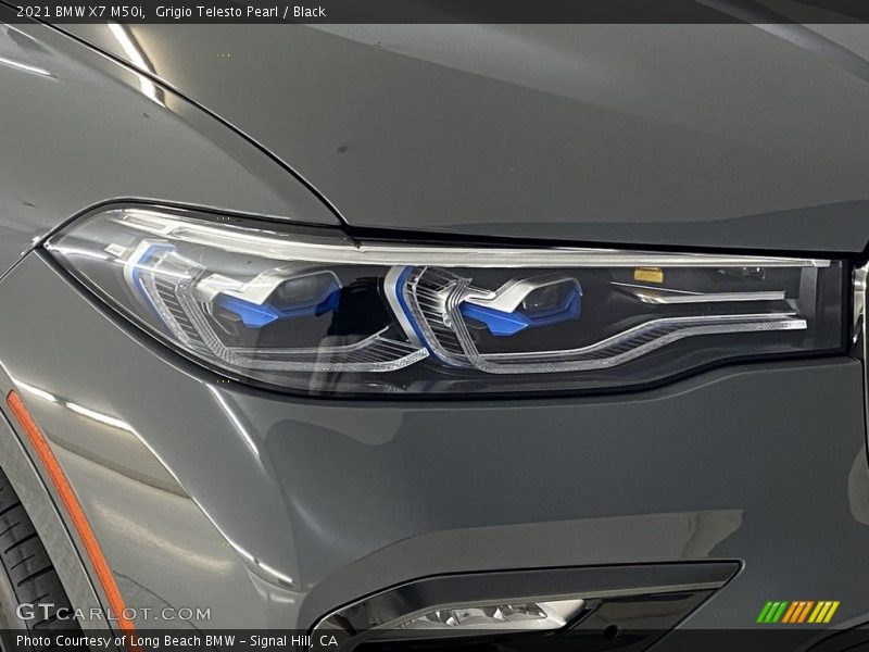 Grigio Telesto Pearl / Black 2021 BMW X7 M50i