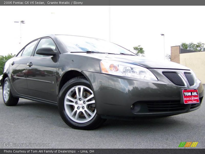 Granite Metallic / Ebony 2006 Pontiac G6 V6 Sedan